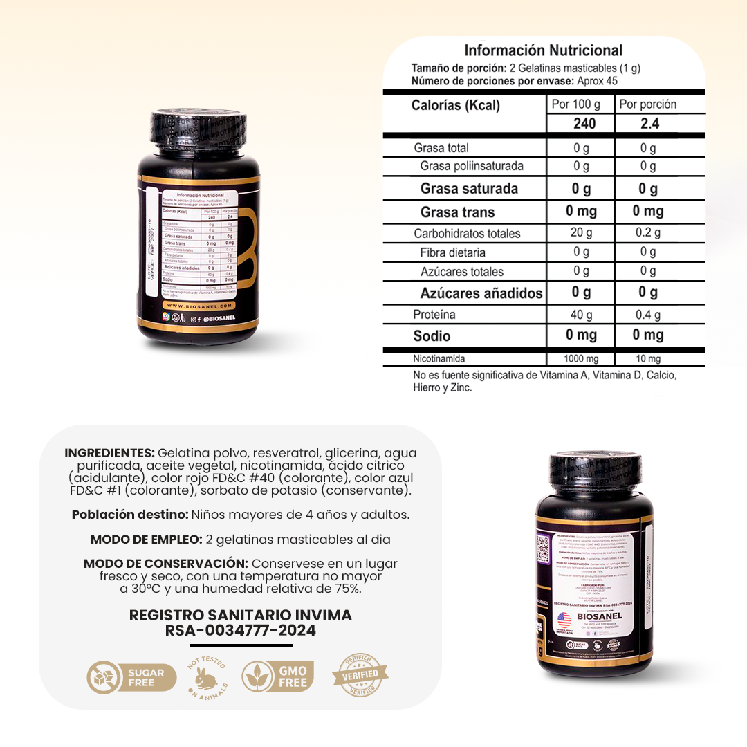NAD + RESVERATROL
