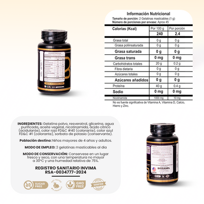 NAD + RESVERATROL